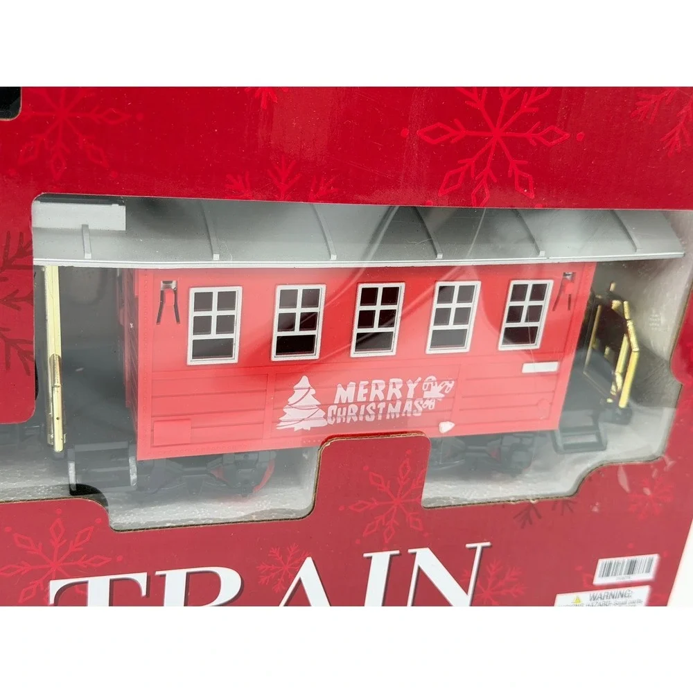 Hobby Lobby Choo-Choo Christmas Holiday Train Set w/ Track Battery‎ Operated